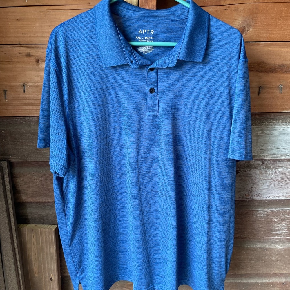 Apt. 9 Blue Polo Shirt for Casual Comfort